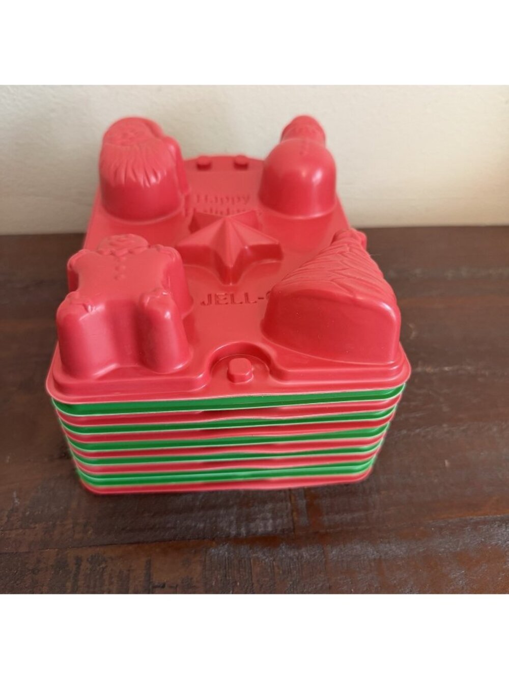 Vintage JELL-O Jigglers Jell-O Shots Christmas Mold Set 12 Santa Happy Holidays